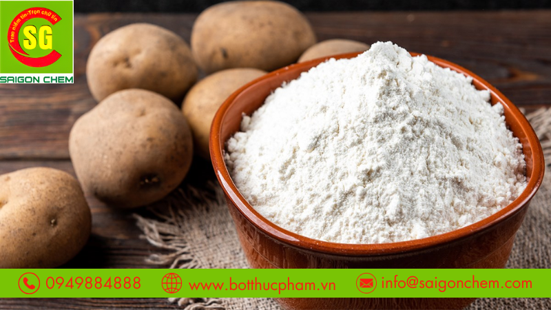 Tinh bột khoai tây được ứng dụng phổ biến.