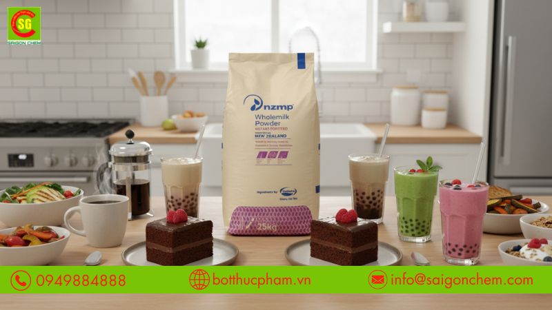BỘT SỮA NGUYÊN KEM (WHOLE MILK POWDER): CÔNG DỤNG NHƯ THẾ NÀO 