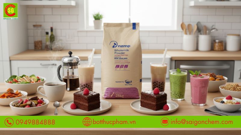 Sữa bột nguy&ecirc;n kem gi&agrave;u b&eacute;o, dinh dưỡng cao