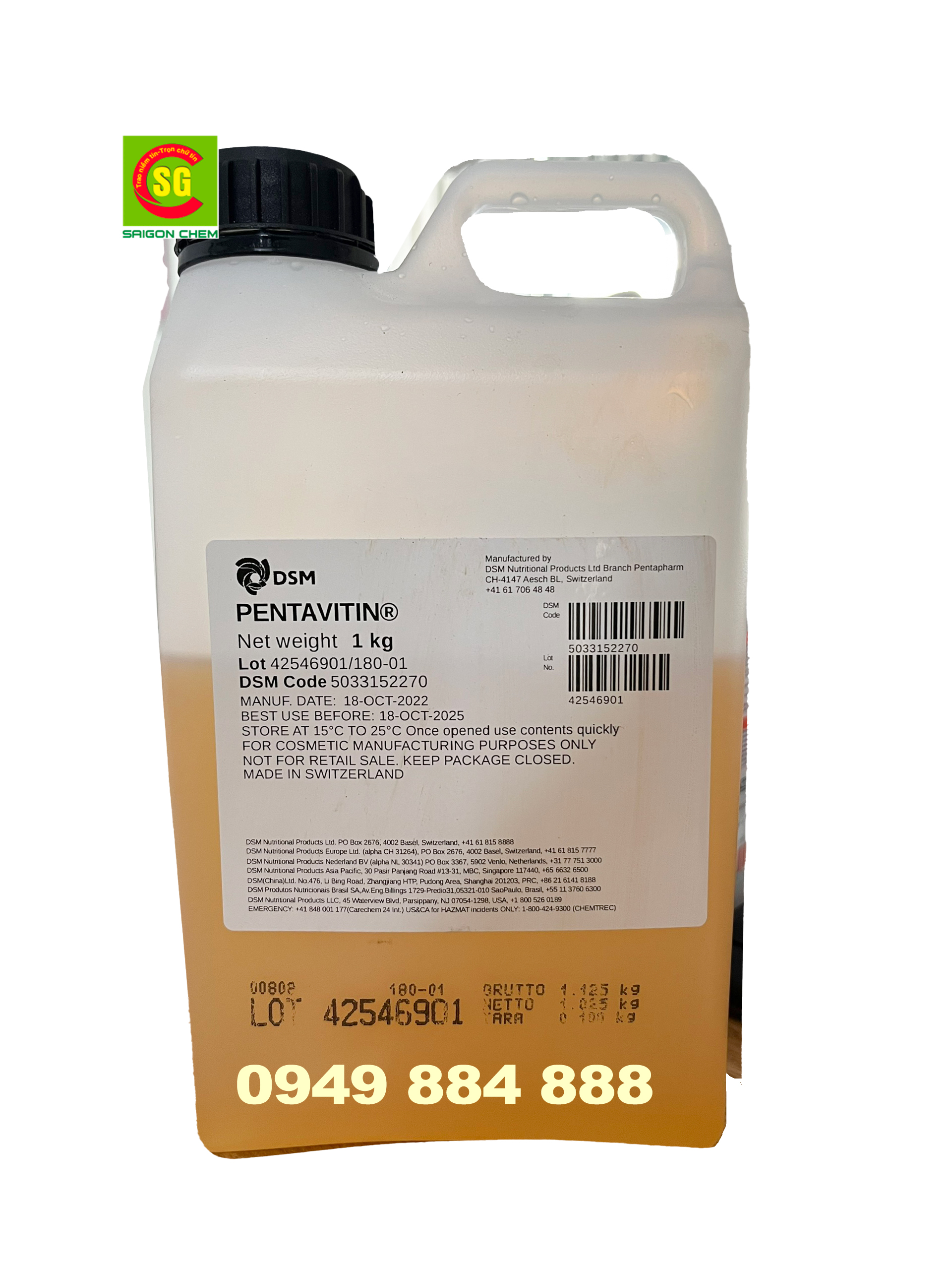 Nguyên liệu mỹ phẩm - PENTAVITIN