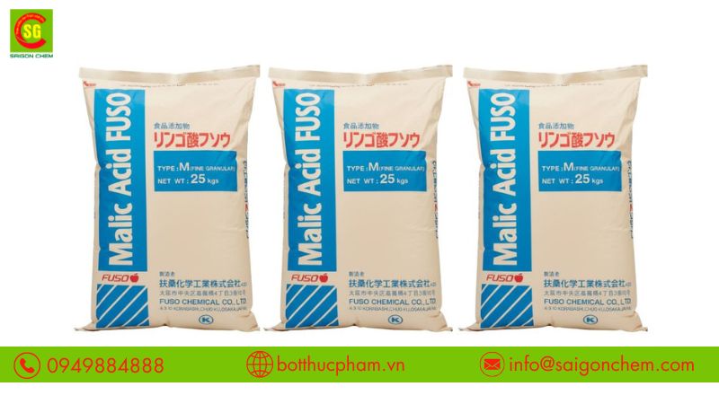 Acid malic tạo vị chua dịu trong bánh kẹo