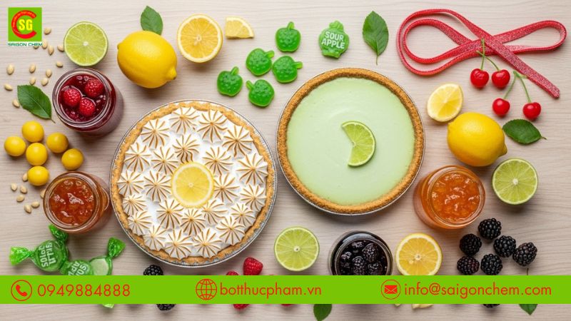 Phụ gia tạo vị chua giúp bảo quản, ổn định sản phẩm