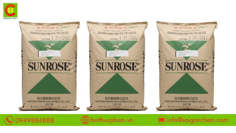 CMC chất l&agrave;m đặc v&agrave; giữ ẩm cho thực phẩm
