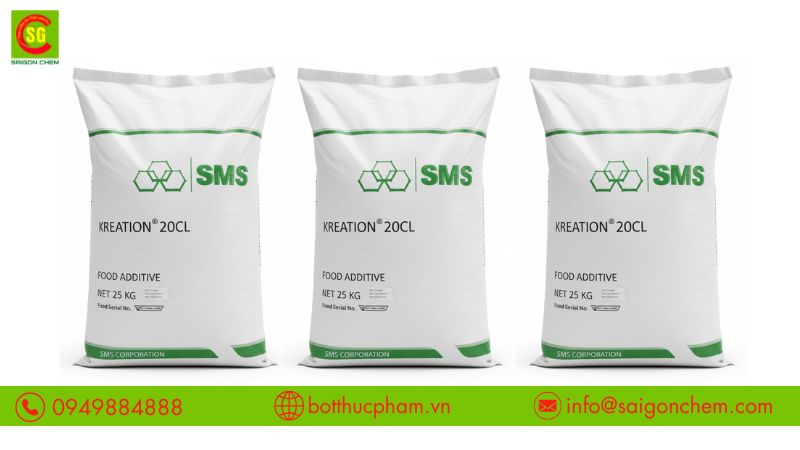 Tinh bột m&igrave; biến t&iacute;nh tạo s&aacute;nh cho thực phẩm