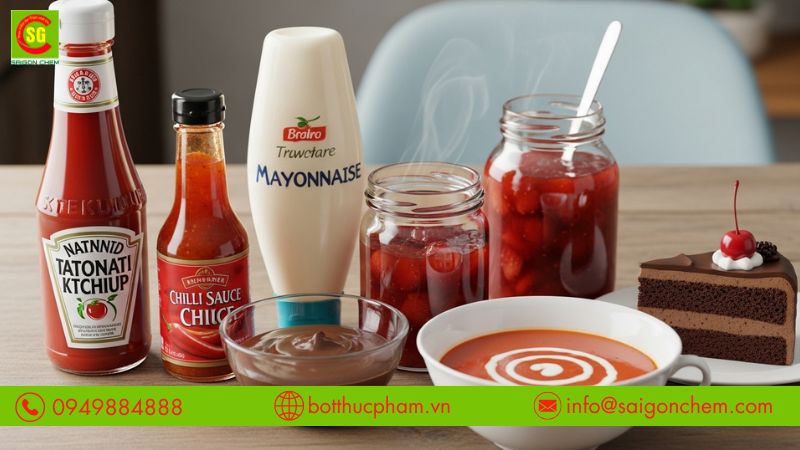 Phụ gia tạo độ s&aacute;nh ứng dụng trong đồ uống v&agrave; m&oacute;n ăn