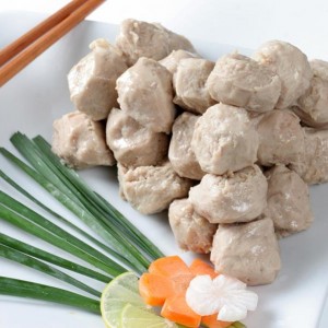 Sản xuất bò viên với những phụ gia tạo độ dai