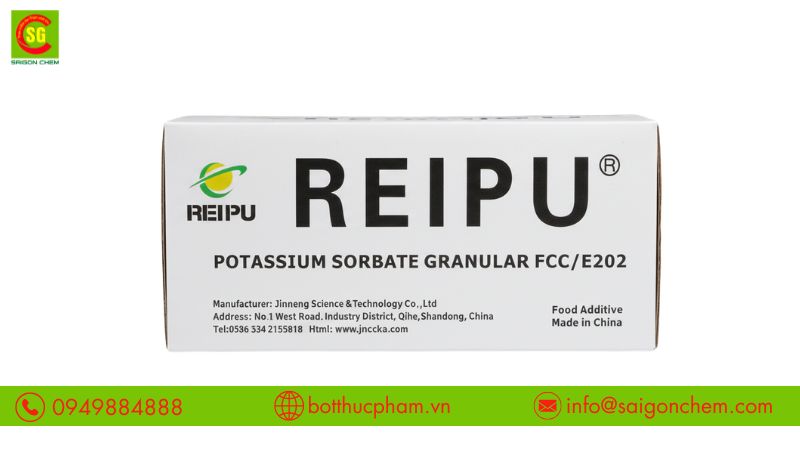 Potassium sorbate ức chế nấm mốc, kéo dài bảo quản