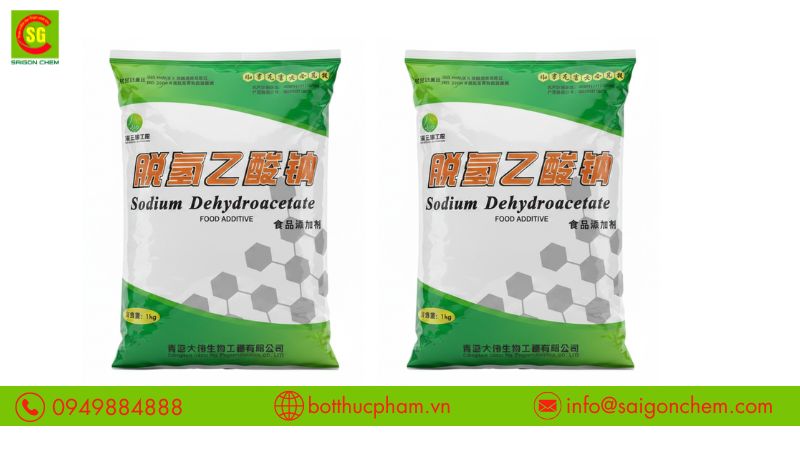 Sodium dehydroacetate giúp ổn định, chống hư hỏng yến
