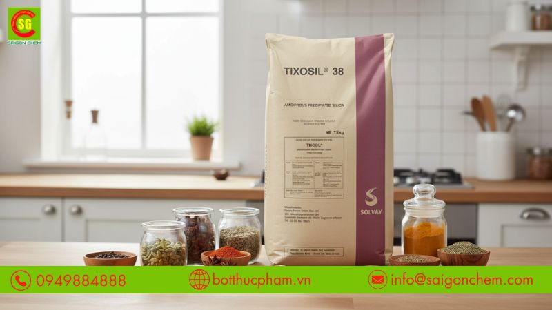 Silicon Dioxide gi&uacute;p chống v&oacute;n hiệu quả trong thực phẩm