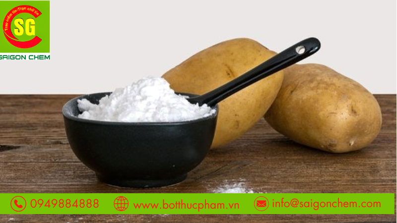 Tinh bột khoai tây không mùi và không vị.