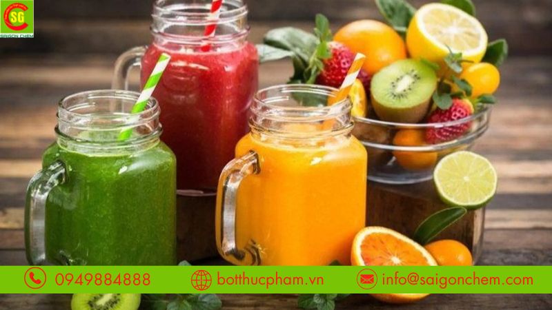 Đường Isomalt sử dụng trong nước ép trái cây