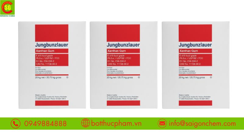 Xanthan Gum xuất xứ từ nước Áo