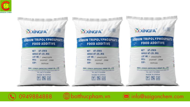 Sodium Tripolyphosphate xuất xứ từ Trung Quốc