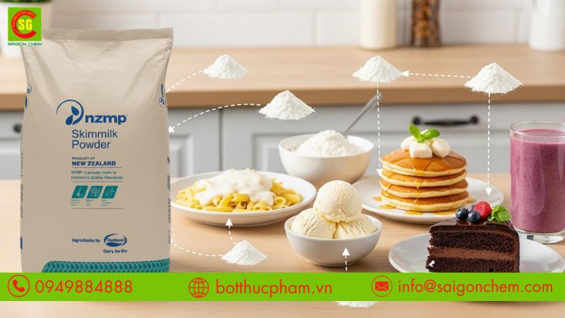 BỘT SỮA GẦY LÀ GÌ? CÔNG DỤNG TUYỆT VỜI TRONG SẢN PHẨM