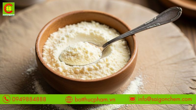 Nguyên liệu giúp bánh nướng có màu vàng nâu đẹp mắt