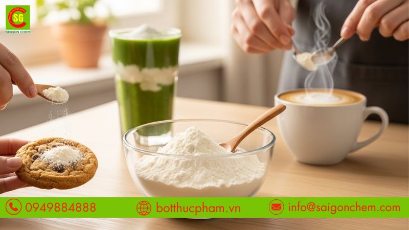 Bột sữa gầy dùng để làm gì để tăng hương vị