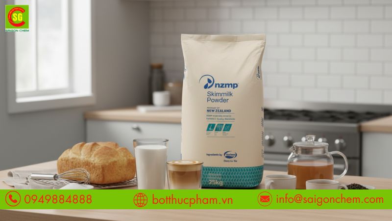 Ứng dụng bột sữa béo tách kem trong nhiều loại thực phẩm