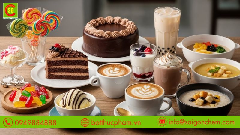 Một số ứng dụng nổi bật của sản phẩm bột sữa nguyên kem