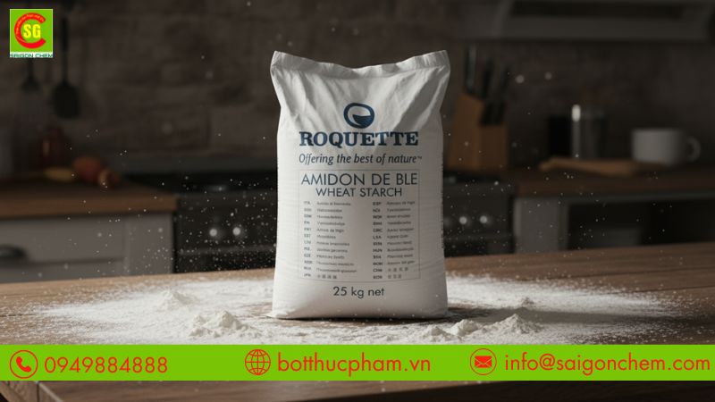 WHEAT STARCH LÀ GÌ? CÔNG DỤNG VÀ ỨNG DỤNG THỰC TẾ