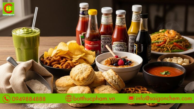 Tinh bột gi&uacute;p th&agrave;nh phẩm giữ h&igrave;nh dạng v&agrave; kết cấu ổn định