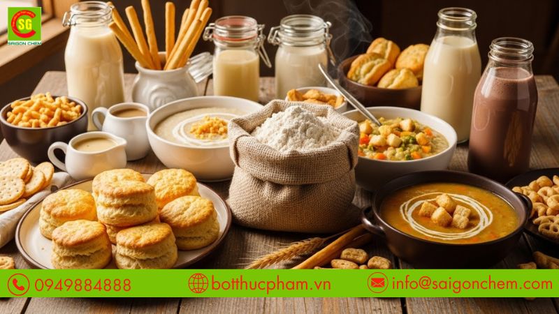WHEAT STARCH CÓ TÁC DỤNG GÌ? VAI TRÒ TRONG CHẾ BIẾN THỰC PHẨM