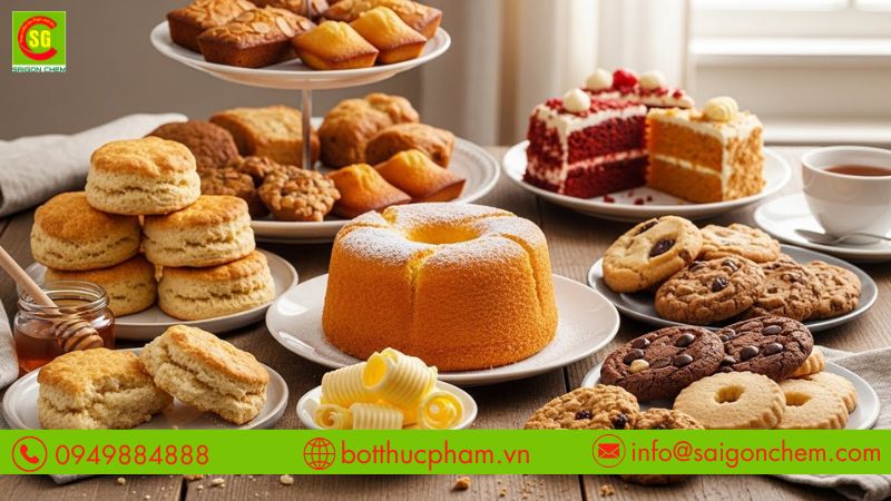 Sử dụng đa dạng c&aacute;c loại b&aacute;nh 