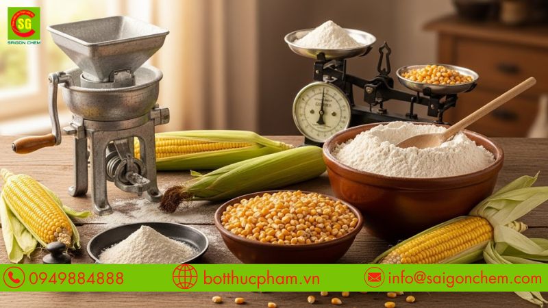 Gi&aacute; tinh bột bắp ph&ugrave; hợp nhiều ng&agrave;nh chế biến