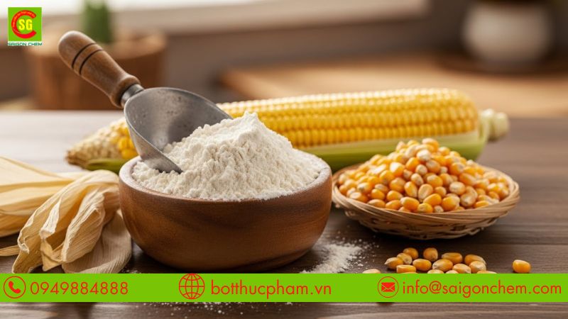 Bảo quản tinh bột bắp ở nơi khô thoáng để giữ chất lượng tốt nhất