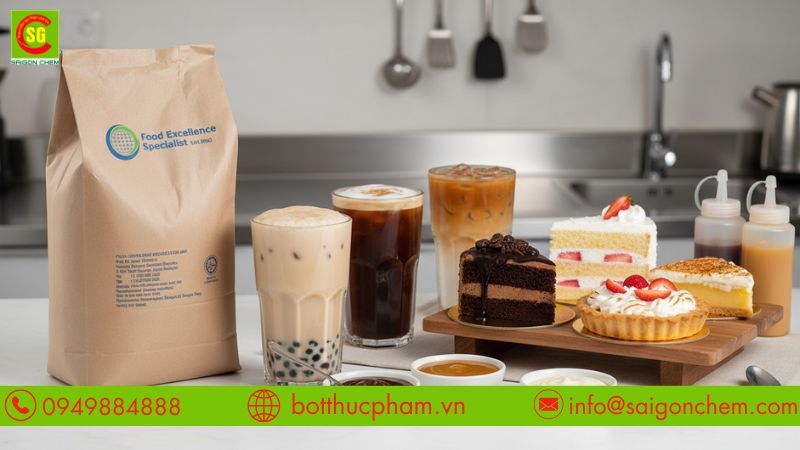 TÌM HIỂU ỨNG DỤNG BỘT KEM BÉO THỰC VẬT NGÀNH F&B