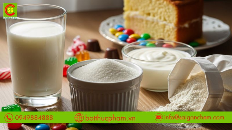 LACTOSE DÙNG ĐỂ LÀM GÌ? CÔNG DỤNG VÀ ỨNG DỤNG THỰC PHẨM
