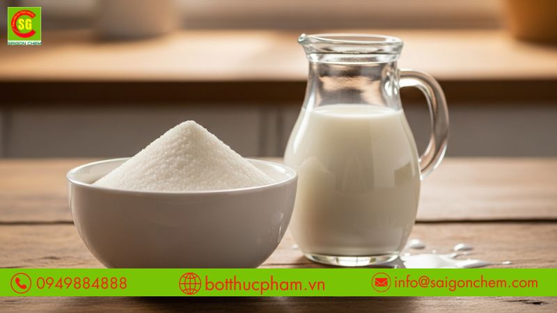 ĐƯỜNG LACTOSE TRONG SẢN XUẤT SỮA VÀ VAI TRÒ QUAN TRỌNG