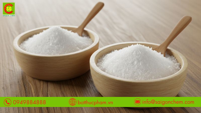 Glycine E640 h&ograve;a tan nhanh trong nước, ph&acirc;n t&aacute;n đều trong m&oacute;n ăn