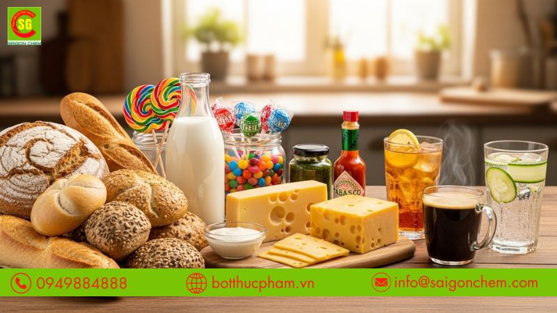 Ứng dụng acid sorbic trong thực phẩm