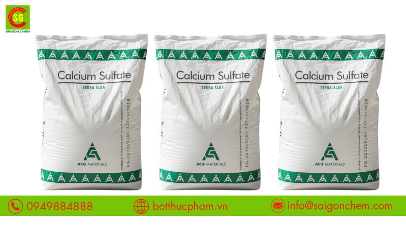 Giới thiệu về thạch cao thực phẩm