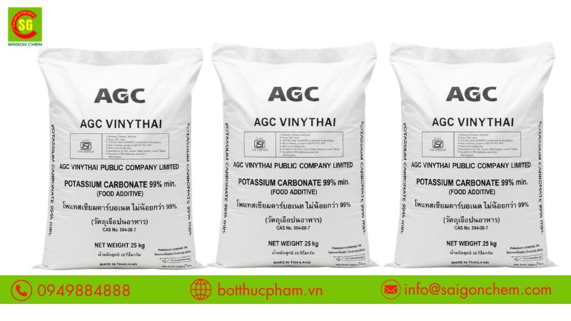 Potassium carbonate nguy&ecirc;n liệu trong sản xuất