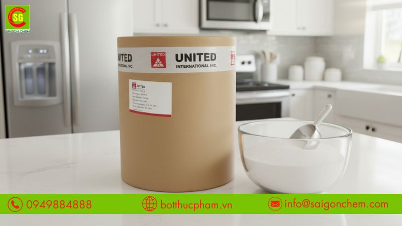 Đường ACK giúp tạo vị ngọt tự nhiên trong bánh kẹo và đồ uống