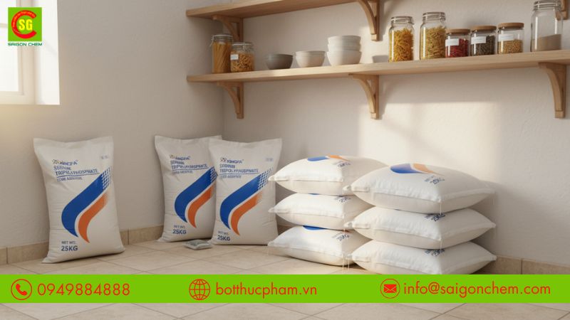 Bảo quản STPP đ&uacute;ng c&aacute;ch gi&uacute;p giữ chất lượng ổn định