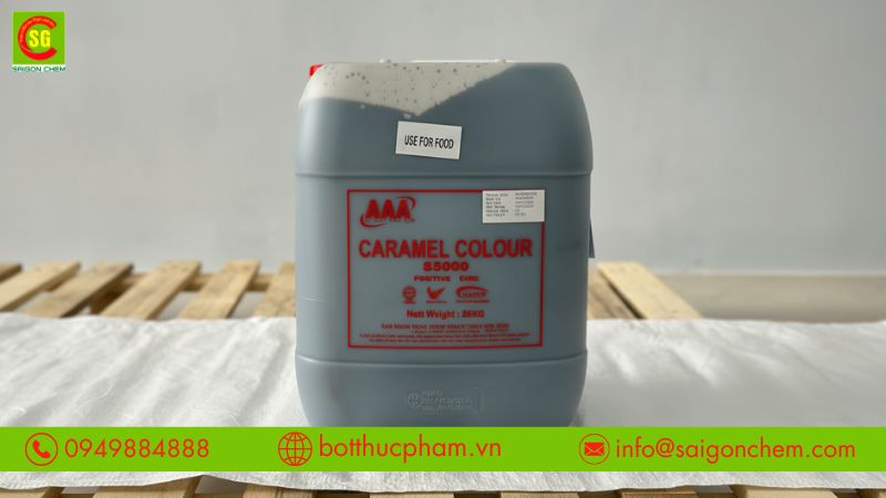 Ứng dụng m&agrave;u caramel trong đồ uống, gia vị v&agrave; b&aacute;nh kẹo