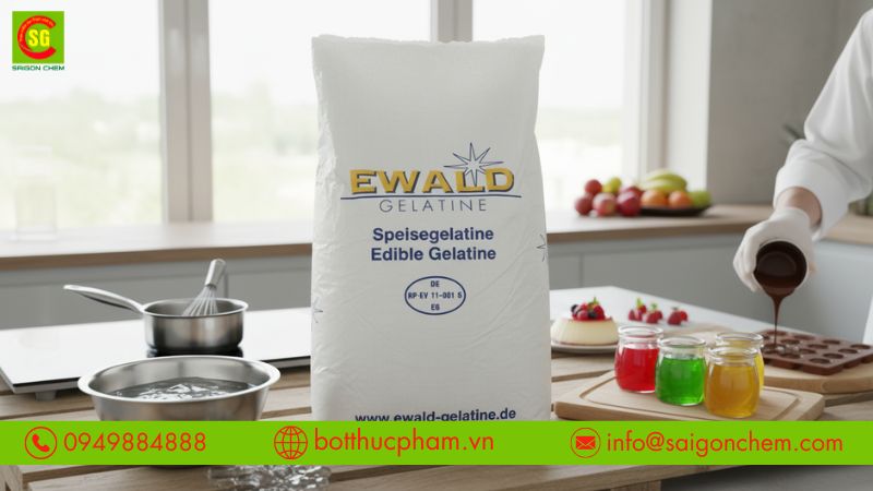 Cấu tạo của gel là giá trị cốt lõi ứng dụng của bột gelatin
