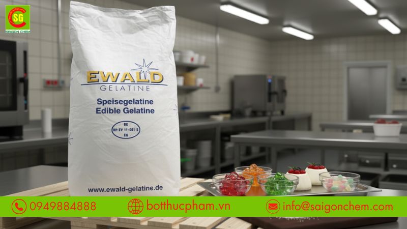 CÔNG DỤNG NỔI BẬT CỦA BỘT GELATIN GIÚP TẠO ĐỘ ĐÔNG THỰC PHẨM