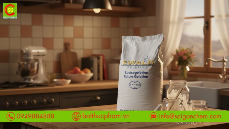 Gelatin c&oacute; ứng dụng rộng r&atilde;i v&agrave; mang lại lợi &iacute;ch dinh dưỡng.