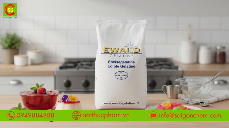 Giấy tờ kiểm định (COA) là minh chứng cho chất lượng Gelatin.