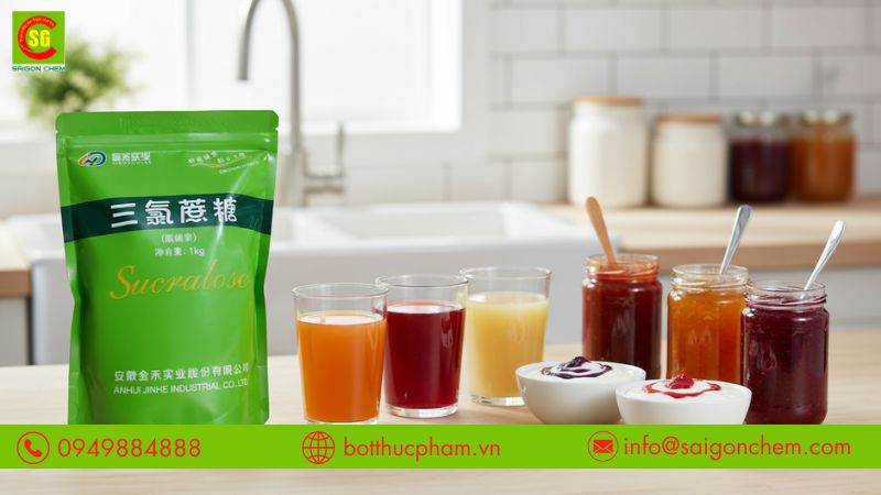 Chất tạo ngọt sucralose l&agrave; g&igrave; v&agrave; nguồn gốc từ đ&acirc;u?