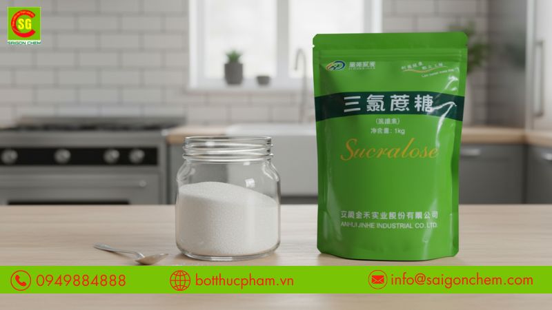 ĐƯỜNG SUCRALOSE MUA Ở ĐÂU UY TÍN VÀ CHẤT LƯỢNG TẠI TP.HCM?