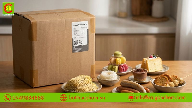Ứng dụng bột lòng trắng trứng trong bánh, mì sợi và thực phẩm khác