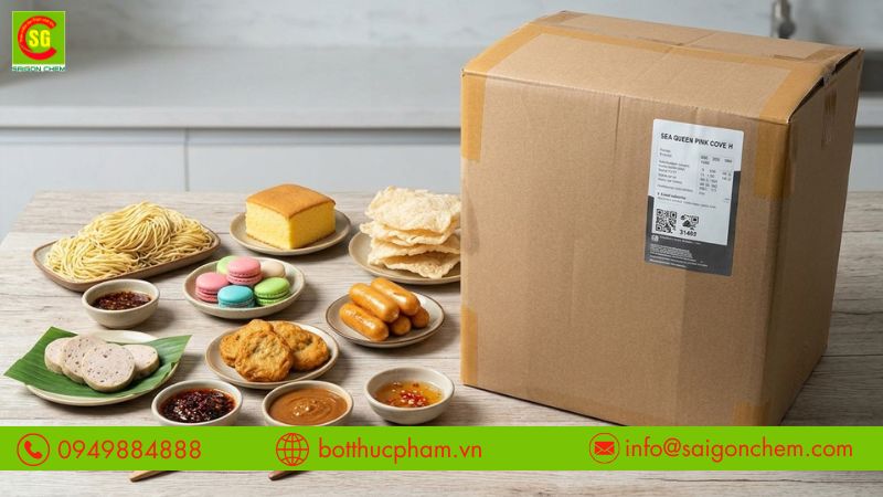 Bột l&ograve;ng trắng trứng g&agrave; được ứng dụng trong b&aacute;nh, m&igrave; sợi v&agrave; thịt chế biến 